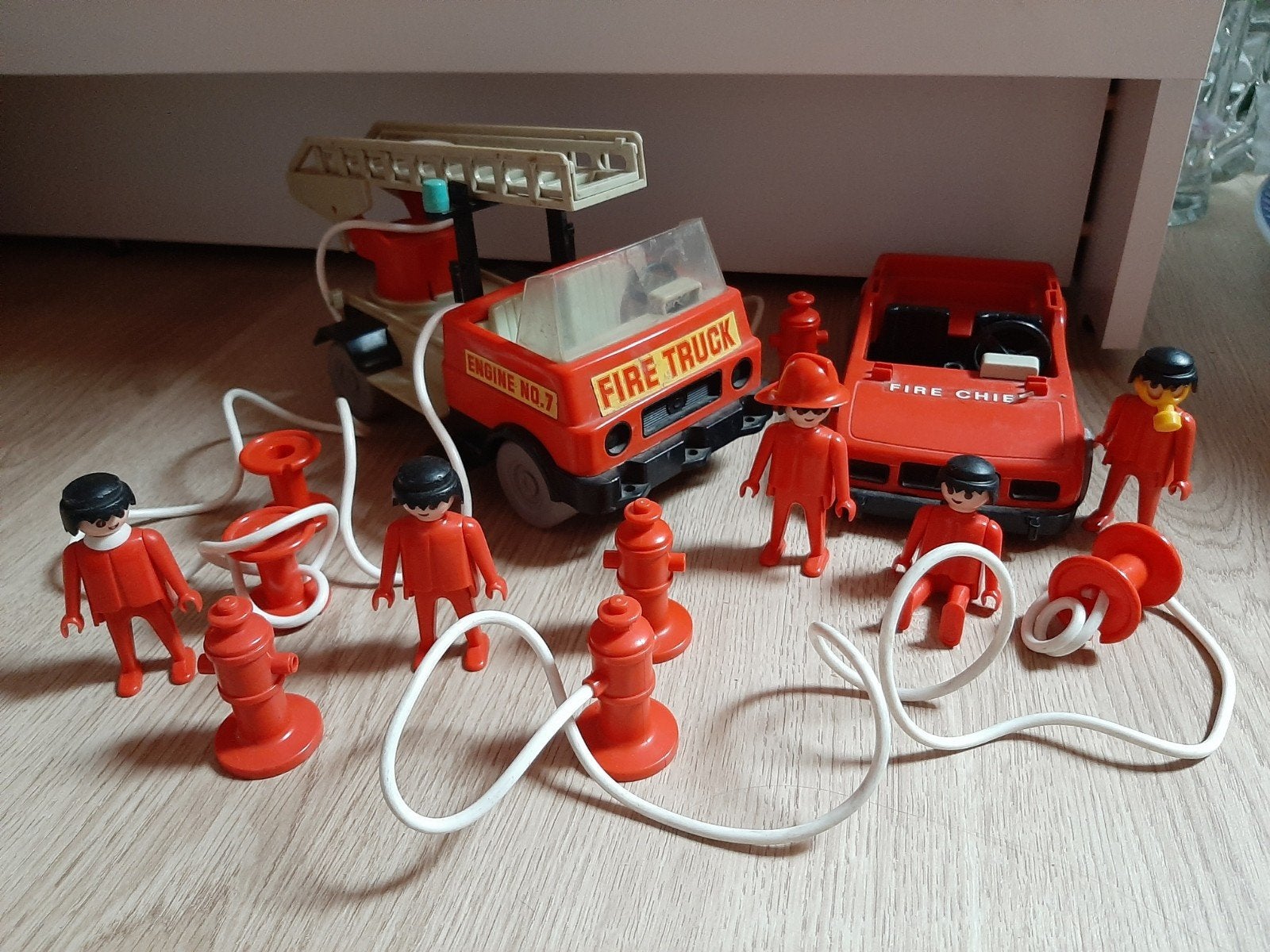 Playmobil brandweerwagen met spulletjes, Ophalen of Verzenden