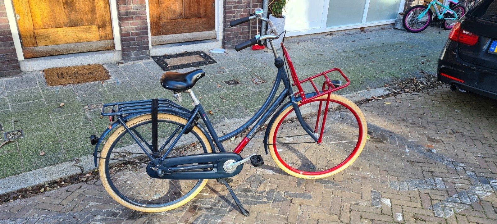 Batavus CNCTD Stadsfiets met Voordrager, Fietsen en Brommers, Fietsen | Dames | Damesfietsen, Ophalen, Velgrem, Versnellingen