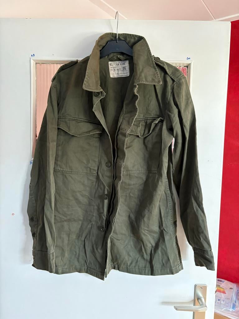 Oudere leger kleding - Landmacht uniform jas en pet, Ophalen of Verzenden, Landmacht, Nederland, Kleding of Schoenen