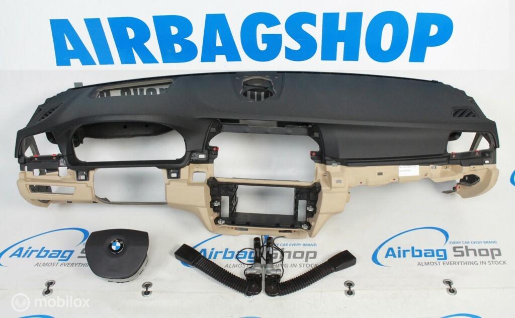 Airbag set - Dashboard zwart beige head up + speaker BMW F10, Gebruikt, Ophalen of Verzenden