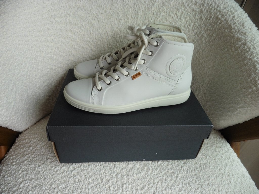 ECCO Soft 7 ladies white Veterboots mt 40 NIEUW, Kleding | Dames, Schoenen, Wit, ECCO., Nieuw, Ophalen of Verzenden