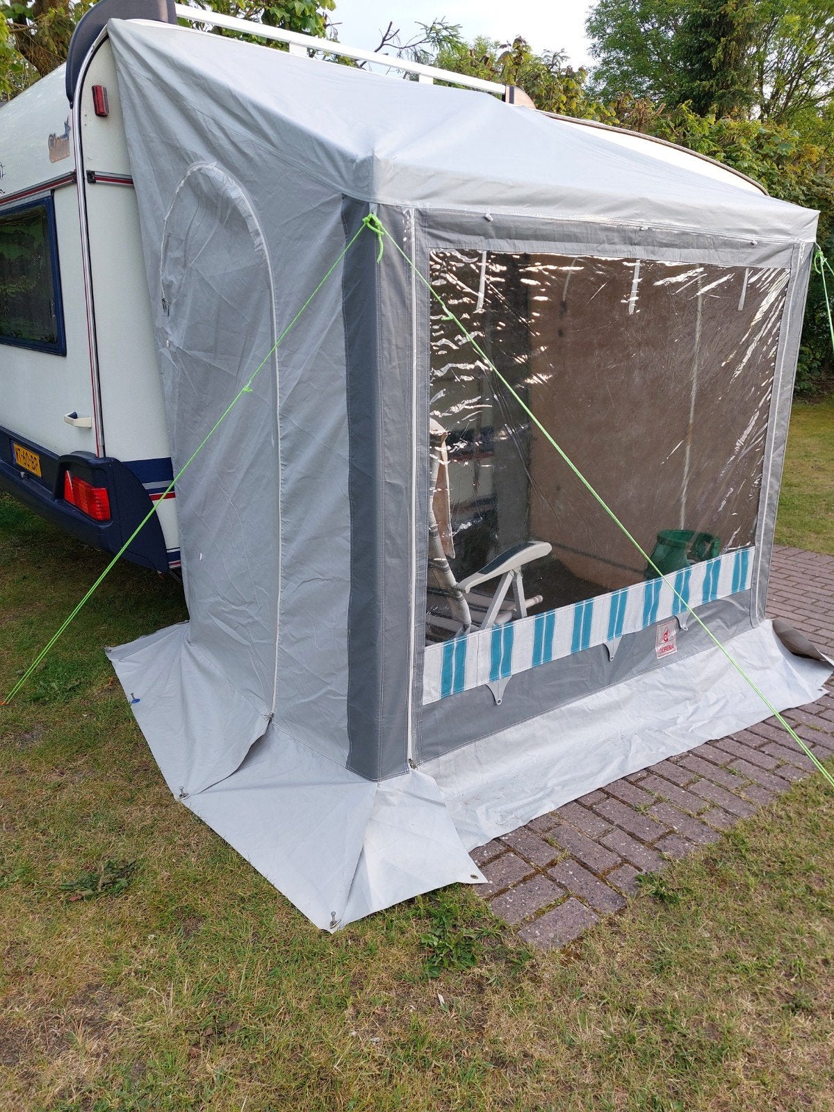 Seizoenstent / wintertent, Ophalen