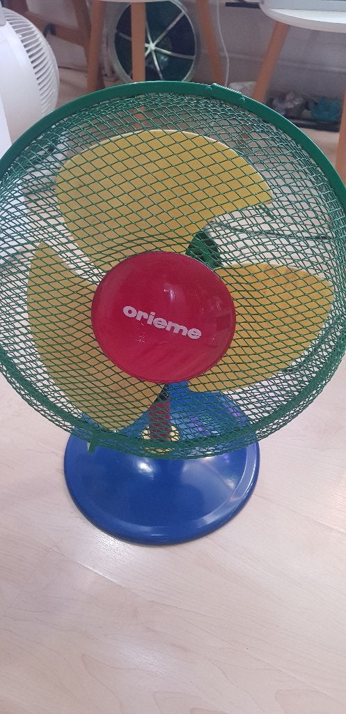 Ventilator Orienne, Witgoed en Apparatuur, Ventilatoren, Ophalen of Verzenden, Gebruikt, Tafelventilator