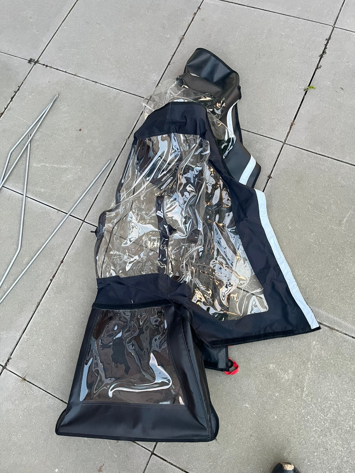 Regenhoes urban arrow LET OP defect!, Fietsen en Brommers, Fietsen | Bakfietsen, Ophalen of Verzenden, Gebruikt, 1 kind, Huif