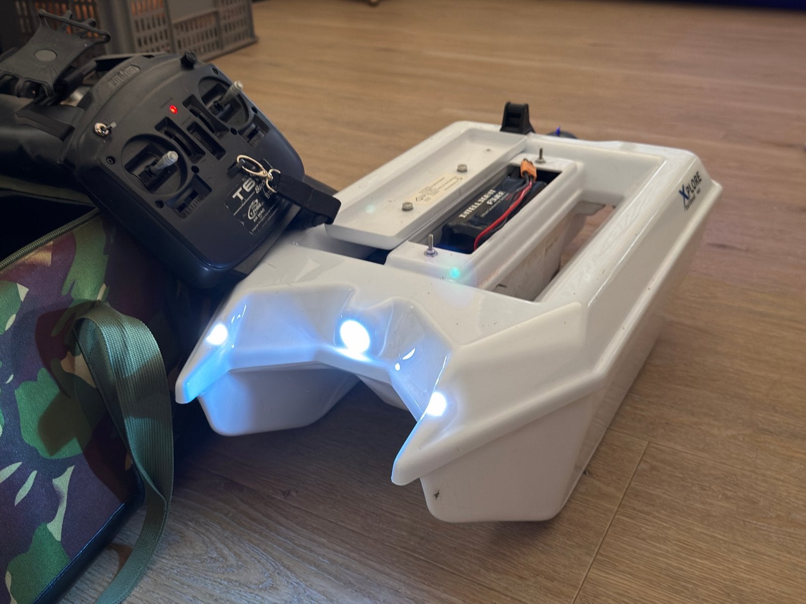 Xplore Baitboat MK2 met Deeper Chirp en tas, Watersport en Boten, Ophalen, Gebruikt, Overige typen