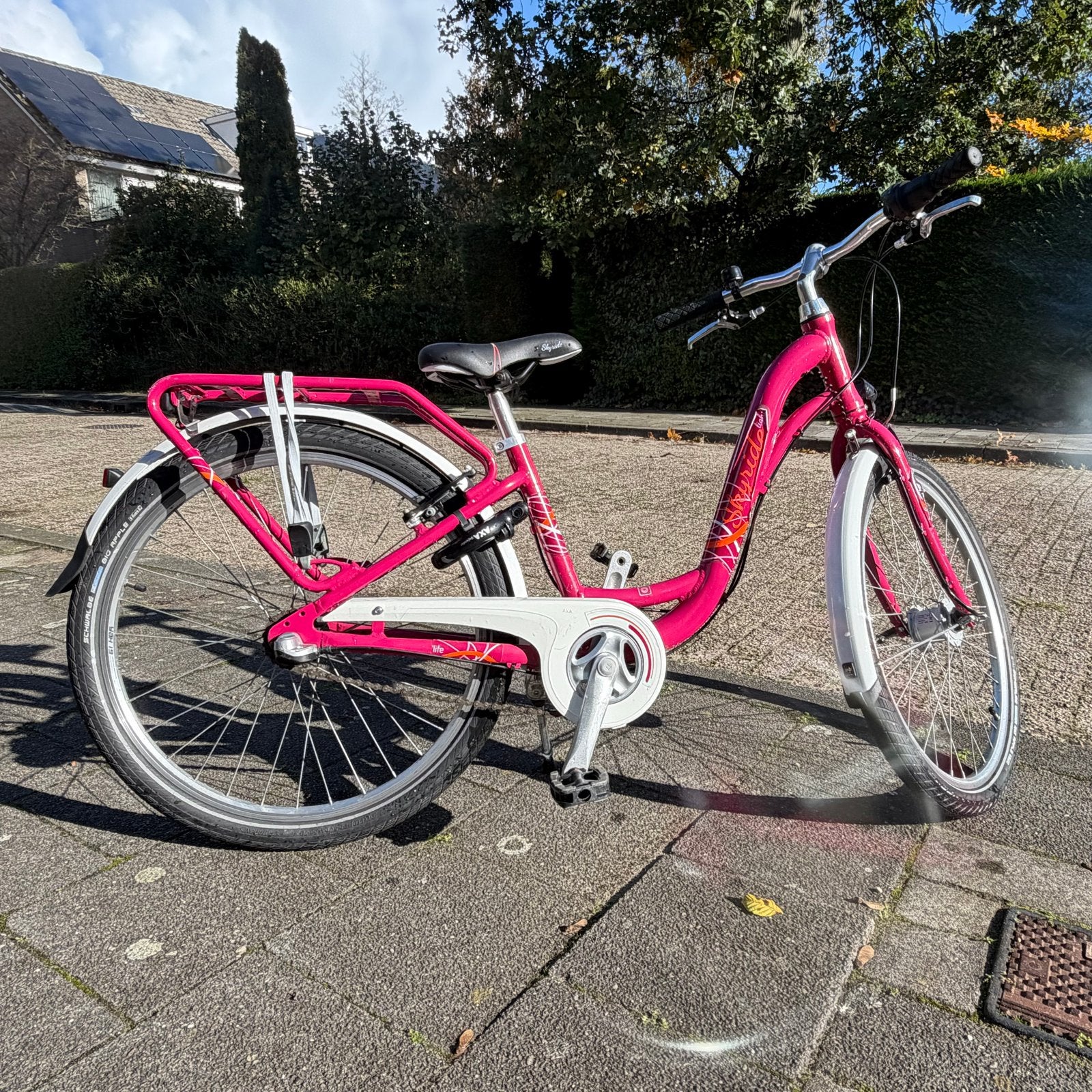 Puky Skyrider 24 inch kinderfiets met 3 versnellingen, Ophalen, Gebruikt, Terugtraprem, 20 inch of meer