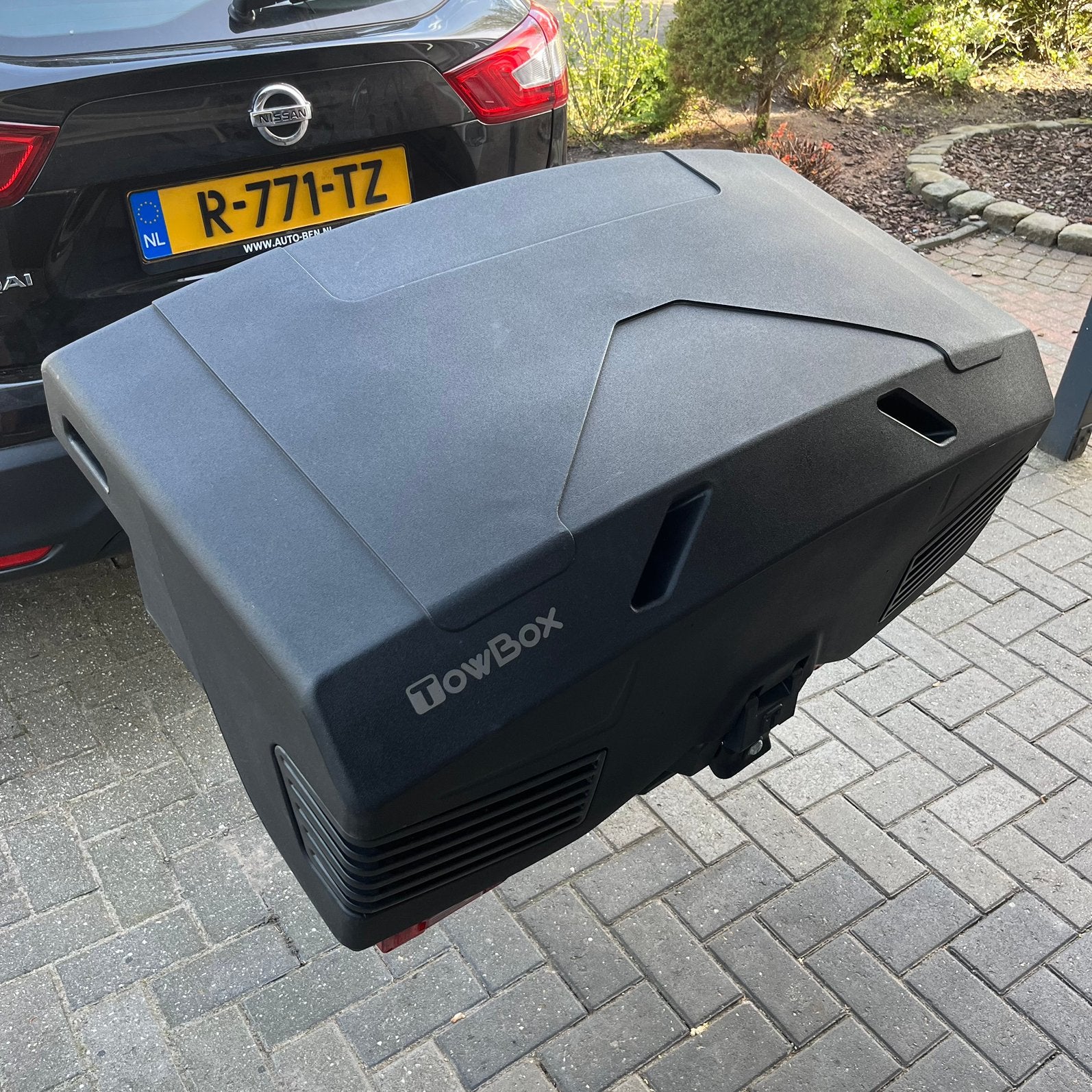 Vakantie ? Te huur: Bagage trekhaak koffer | 305 Liter, Auto diversen, Dakkoffers, Ophalen, Zo goed als nieuw