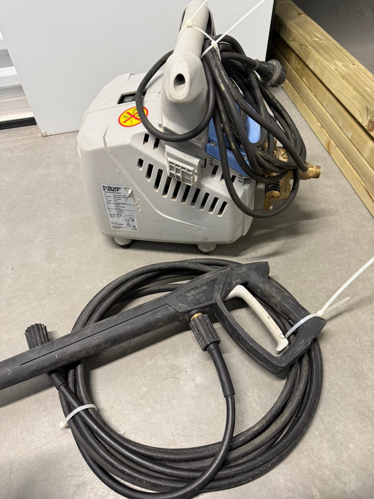 Kränzle hogedrukreiniger – professioneel, Tuin en Terras, Hogedrukreinigers, Zo goed als nieuw, Elektrisch, Ophalen of Verzenden