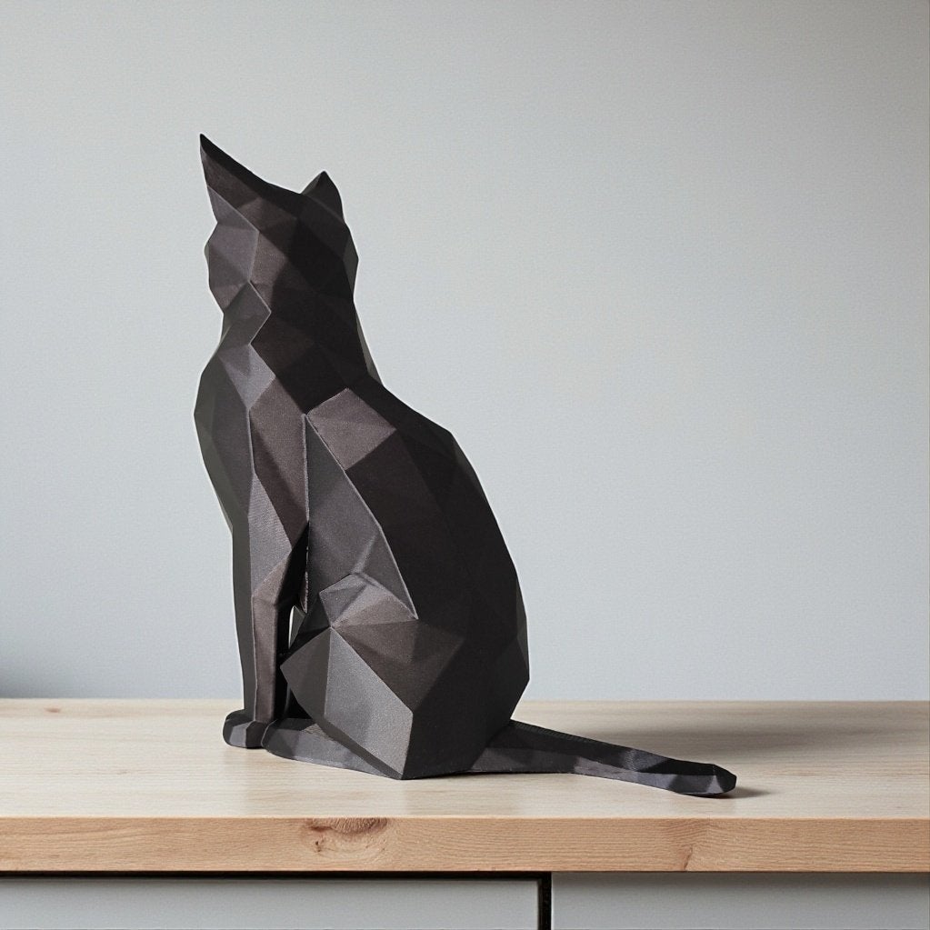 Kat/ Poes Decoratie, Meerkleurig, Overige materialen, Overige stijlen, Nieuw