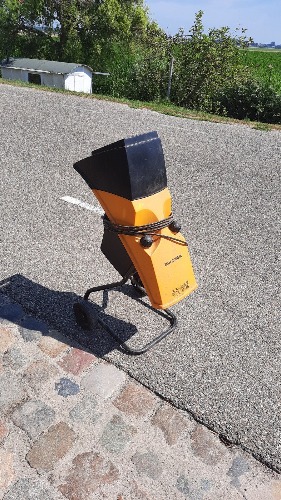 Elektrische hakselaar EGH 2000/X - Tuinversnipperaar, Ophalen, Gebruikt, Elektrisch, Onbekend