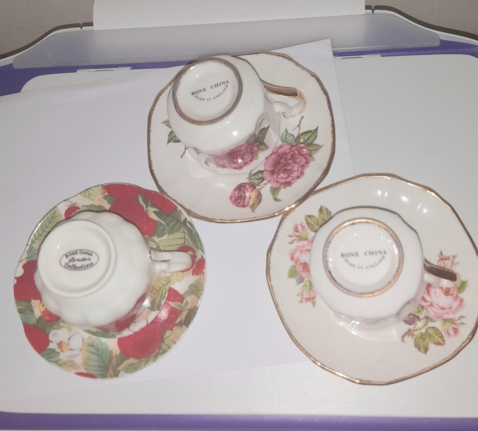 Bone China kop en schotel, Ophalen of Verzenden