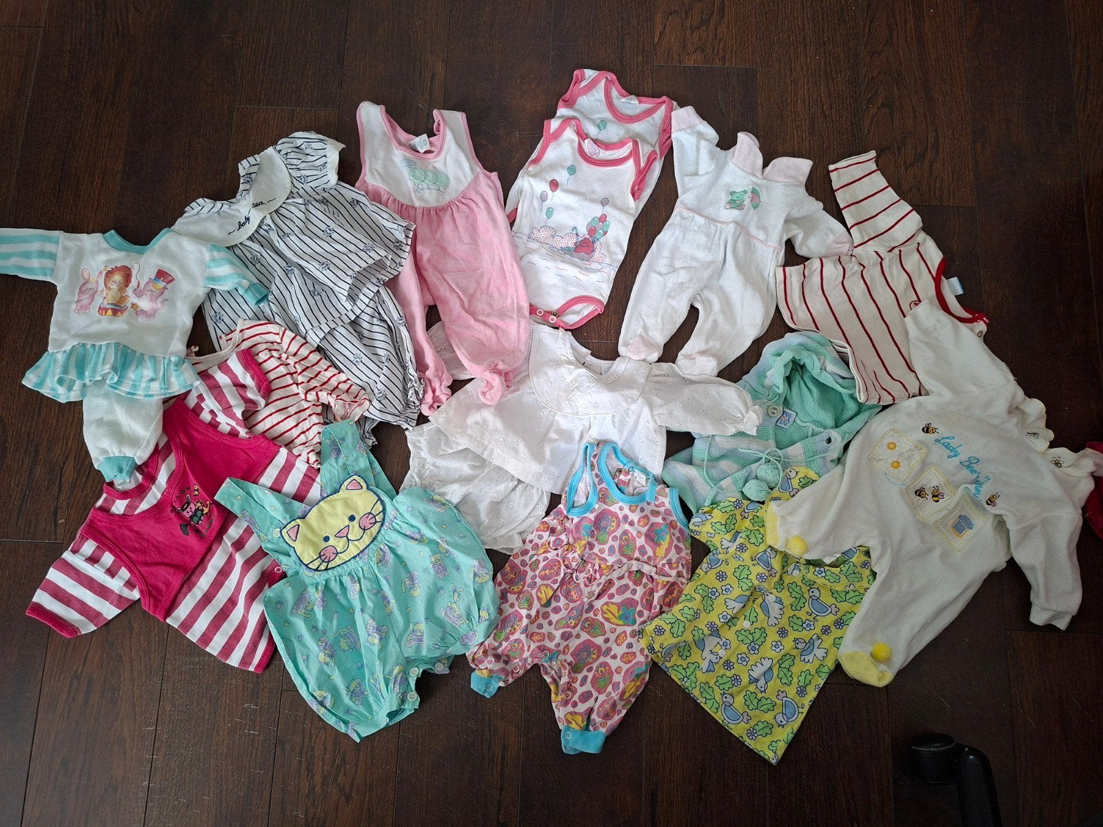 Vintage babykleertjes jaren '90 - Maat 50 t/m 62, Ophalen, Gebruikt, Diverse, Jongetje of Meisje
