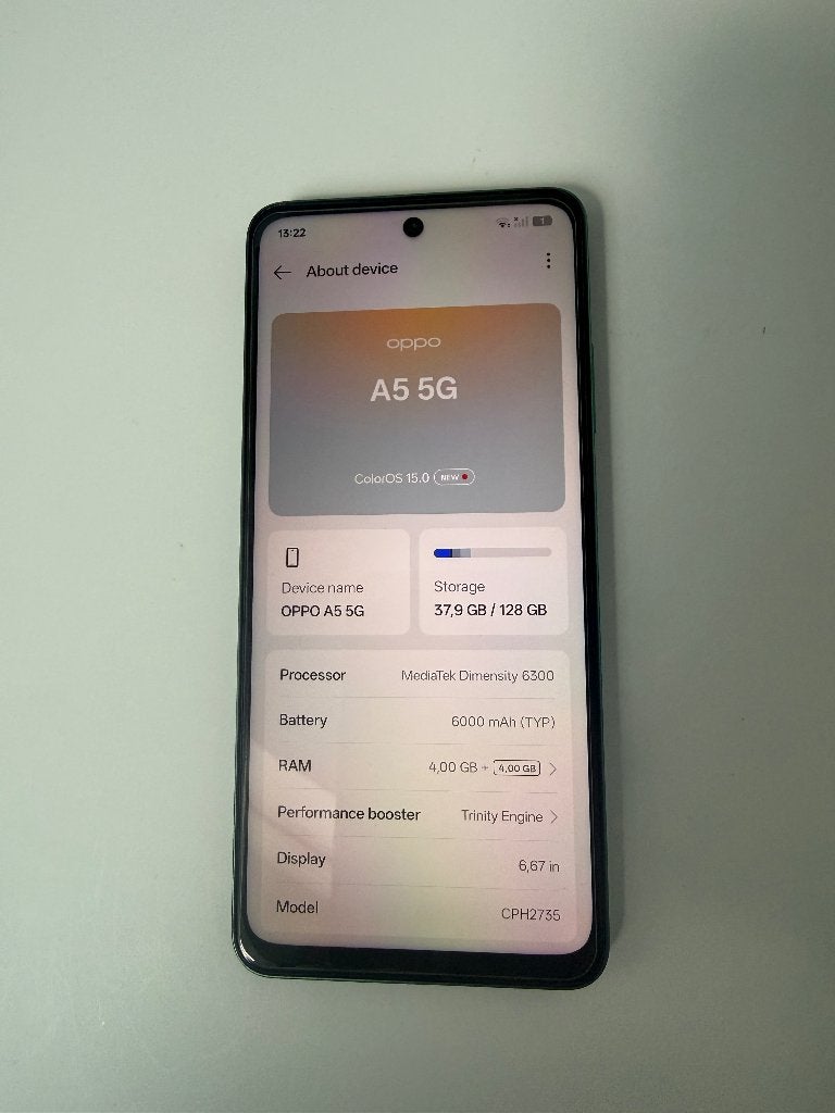 OPPO A5 5G - Excellent Condition, Telecommunicatie, Ophalen of Verzenden, Zo goed als nieuw, 6 megapixel of meer, Overige modellen