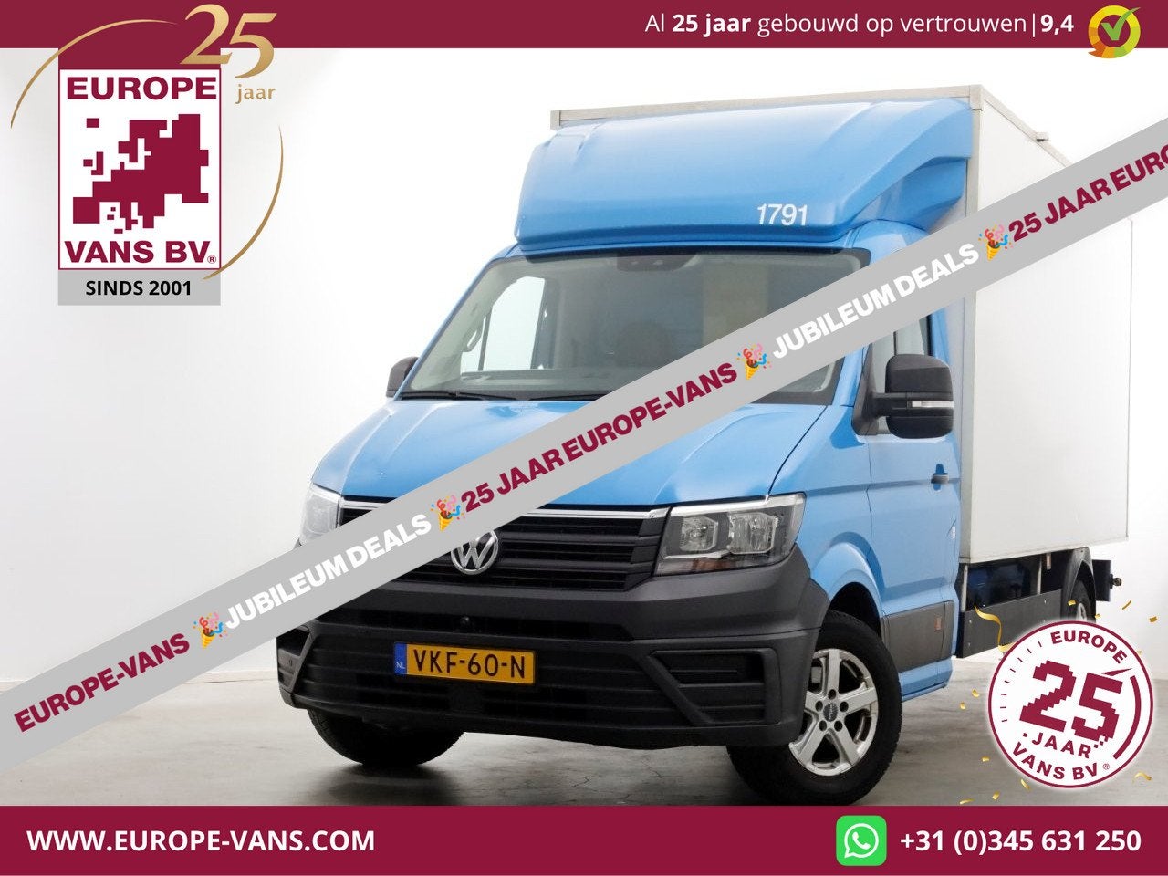 Volkswagen Crafter 35 2.0 TDI E6 Bakwagen met achterdeuren 2, Voorwielaandrijving, Gebruikt, Euro 6, 4 cilinders