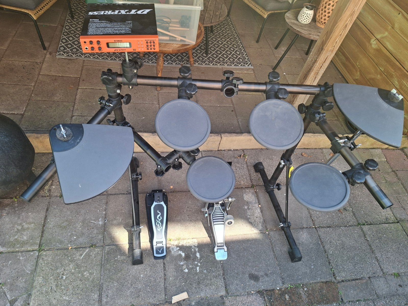 Yamaha DTXPRESS drumstel, elektronisch, Ophalen, Zo goed als nieuw, Yamaha, Elektronisch