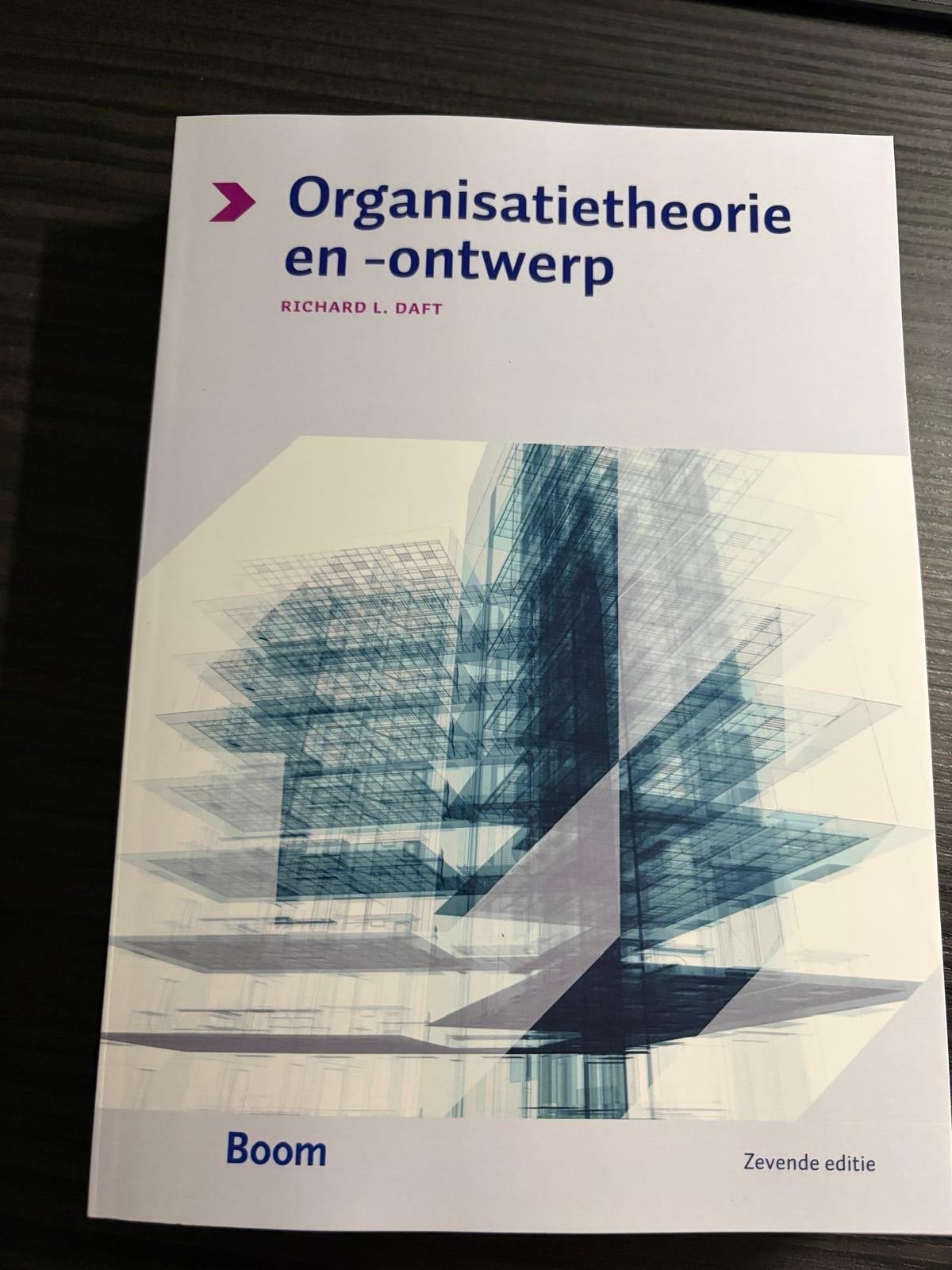 Organisatietheorie en -ontwerp - Richard L. Daft, Boeken, Ophalen of Verzenden, Gamma, Nieuw, HBO