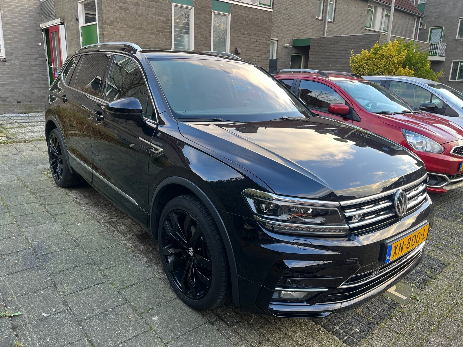 Volkswagen Tiguan 1.5 TSI 150pk 7-DSG 2019 Zwart, 4 cilinders, 150 pk, 7 stoelen, Zwart