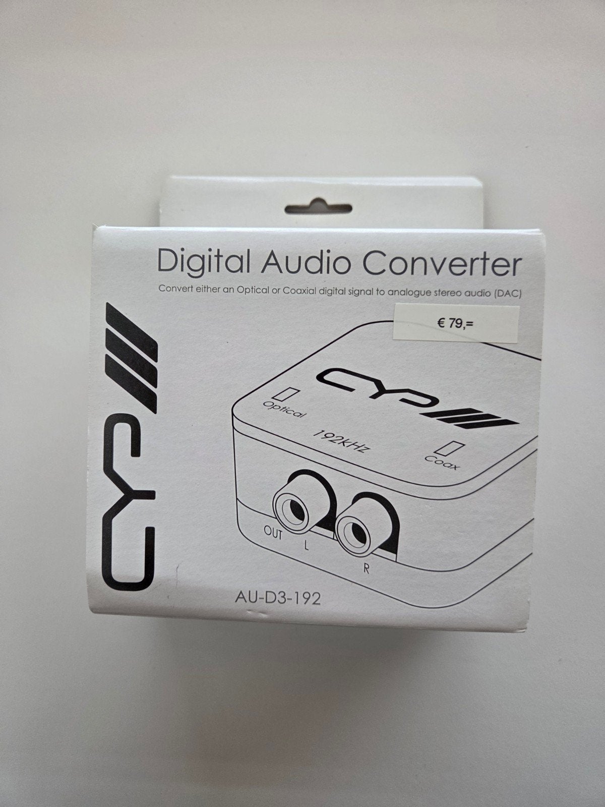 CYP AU-D3-192 Digitale Audio Converter (DAC) met doos, Ophalen of Verzenden, Zo goed als nieuw