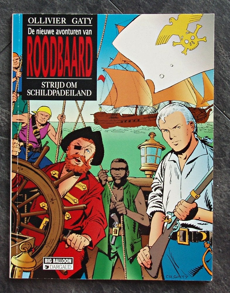 Roodbaard 28 - Strijd om Schildpadeiland - 1995, Verzenden, Overige figuren, Zo goed als nieuw