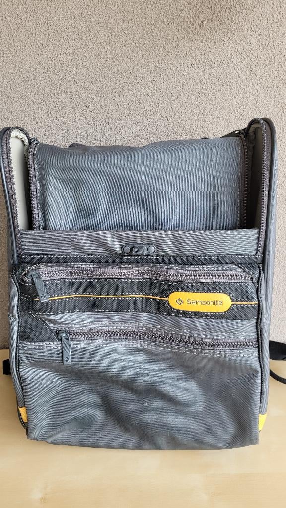 Samsonite donkergrijze rugtas, Sieraden, Tassen en Uiterlijk, Tassen | Rugtassen, Overige merken, 25 tot 40 cm, Ophalen of Verzenden