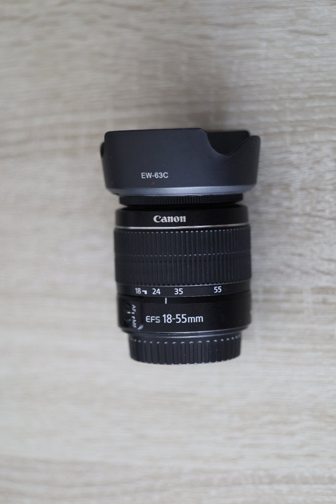 Canon EFS 18-55 mm macro lens, Audio, Tv en Foto, Fotografie | Lenzen en Objectieven, Ophalen, Macrofunctie, Canon, Zo goed als nieuw