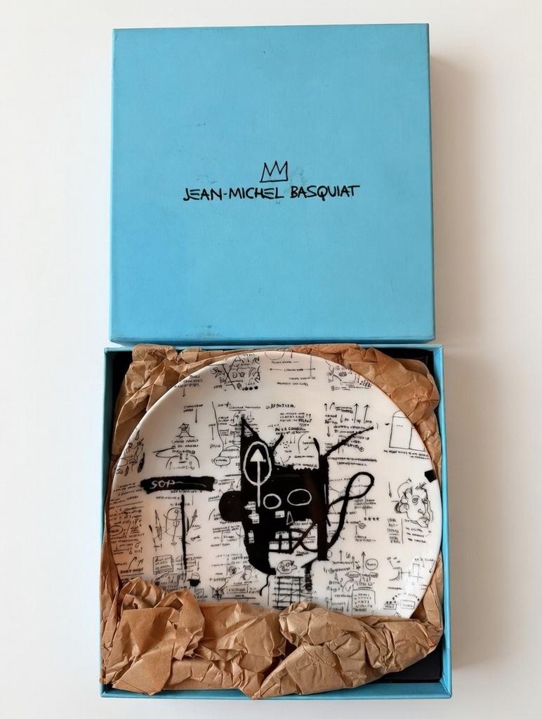 Jean-Michel Basquiat “Return of the Central Figure” bord, Ophalen of Verzenden