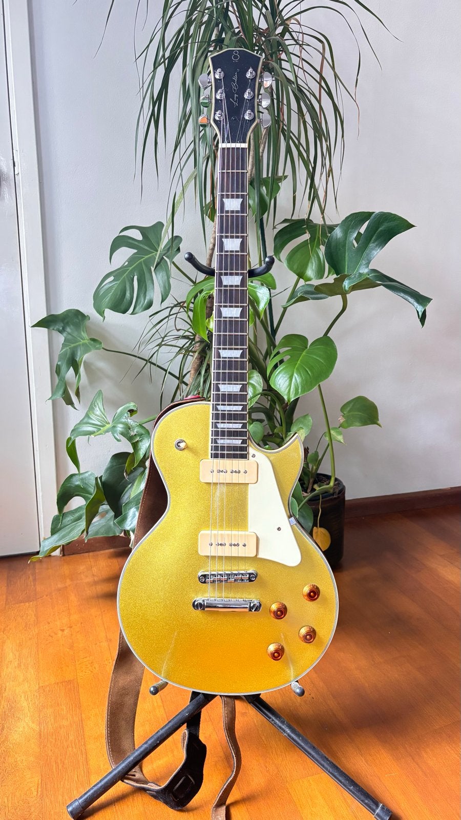 Sire L7V Goldtop Vintage P90 elektrische gitaar, Muziek en Instrumenten, Ophalen, Zo goed als nieuw, Solid body, Overige merken