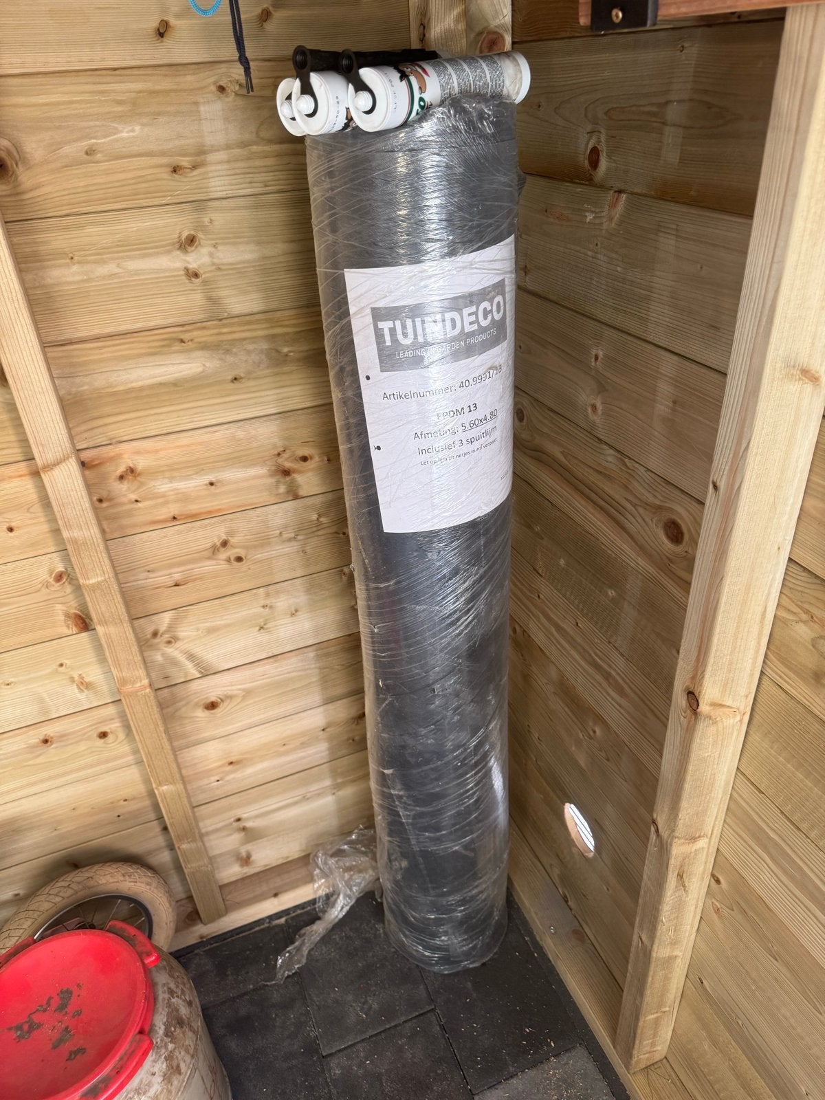 EPDM dakbedekking, dakafvoer en EPDM kit, Ophalen, Kunststof, Zwart, Overige typen
