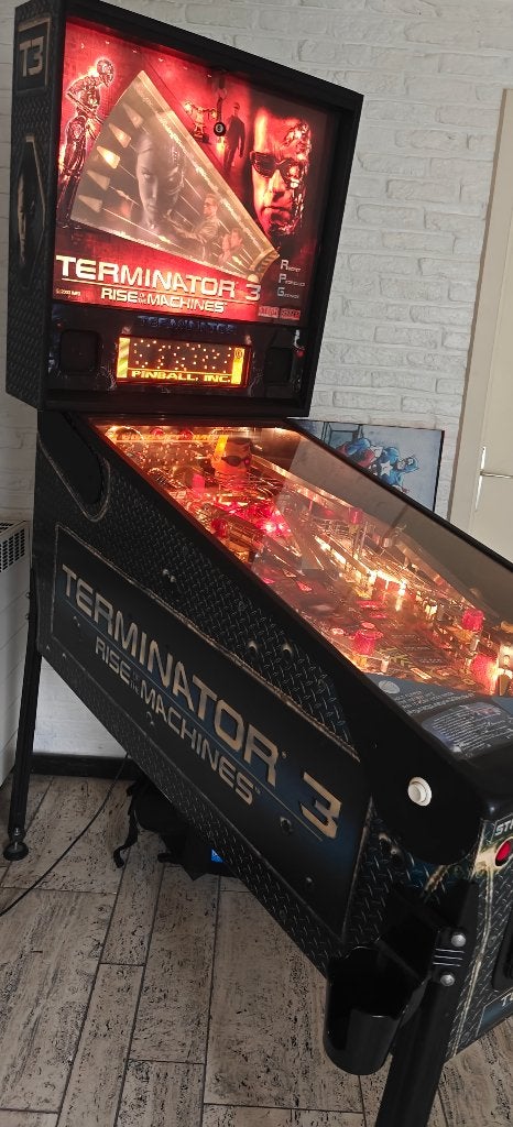 Stern T3 Terminator Pinball, Verzamelen, Ophalen, Gebruikt, Stern, Dot-matrix