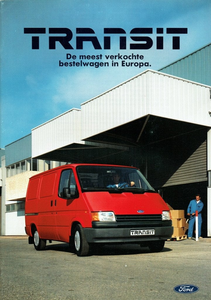 Folder Ford Transit (1989), Verzenden, Gelezen, Ford