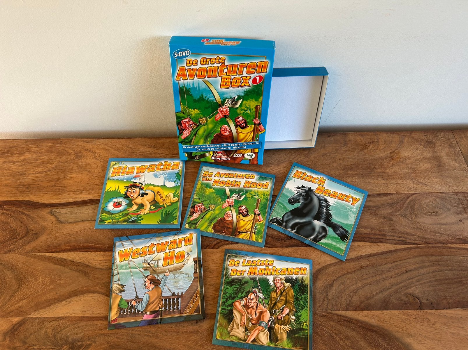 De Grote Avonturen Box 1 (5xDVD) - Klassieke Verhalen, Alle leeftijden, Ophalen of Verzenden, Zo goed als nieuw