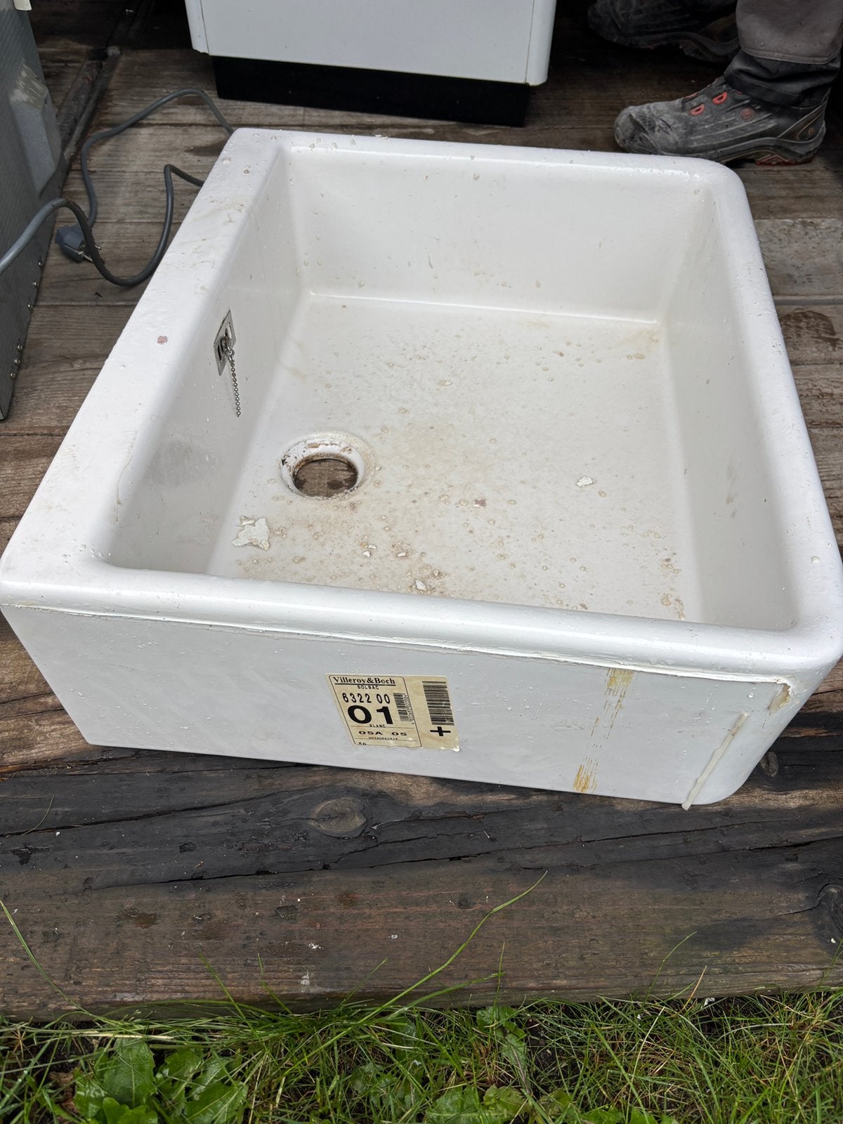 Villeroy & boch gootsteen, Ophalen, Gebruikt, 50 tot 100 cm, Minder dan 100 cm