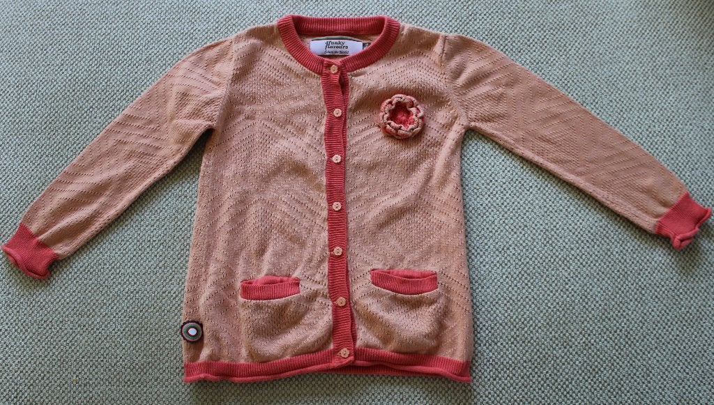 Vestje van 4 funky flavours 110/116, Gebruikt, Meisje, Trui of Vest, Ophalen of Verzenden