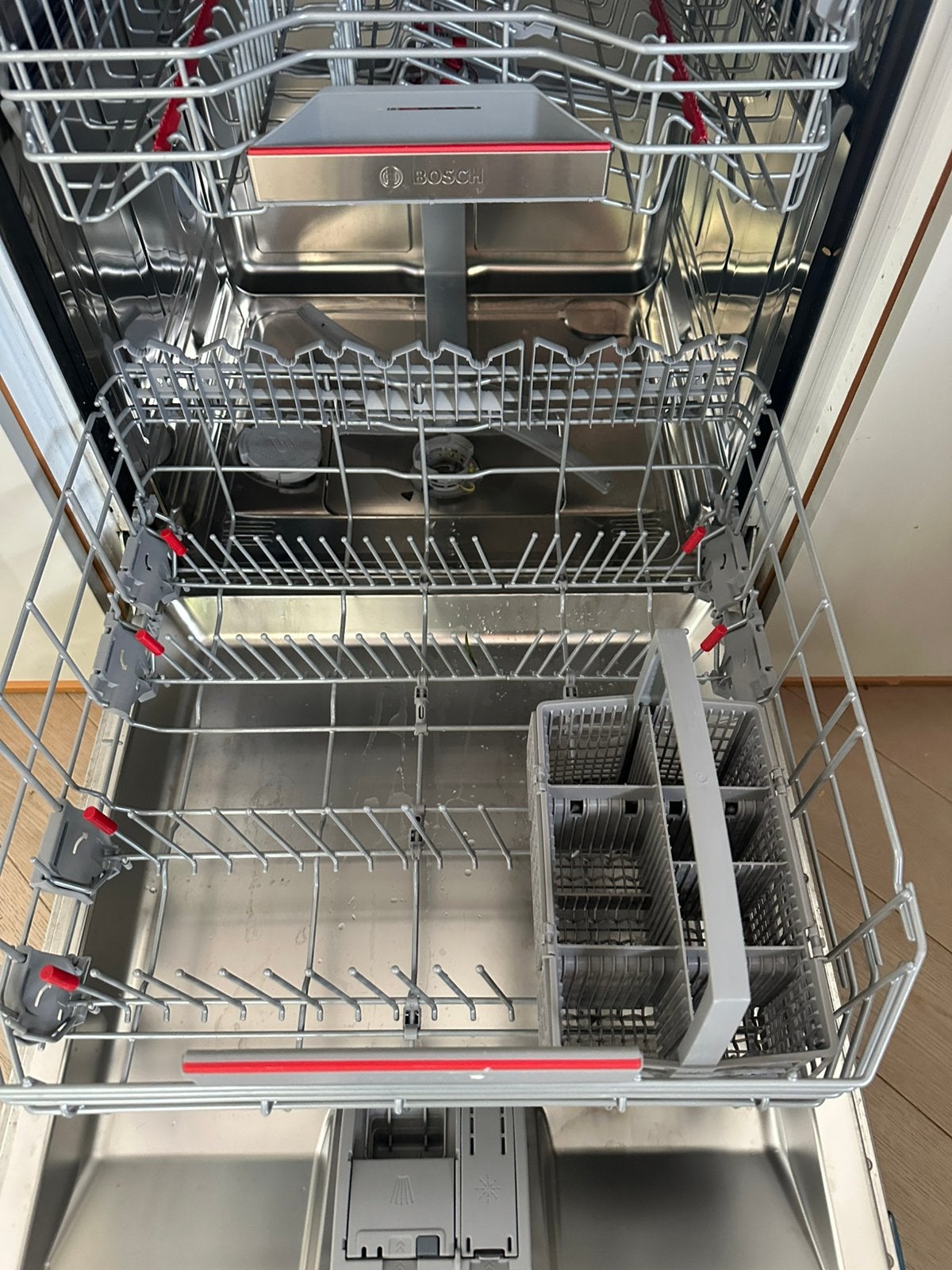 Bosch SMV4EBX34E Serie 4 EXCLUSIV inbouw vaatwasser 1,5 jr, Ophalen, Gebruikt, Inbouw, 85 tot 90 cm