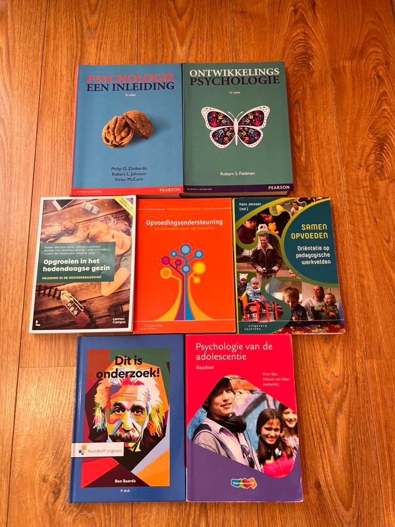 Studieboeken Pedagogiek / Psychologie – Zo goed als nieuw, Boeken, Ophalen of Verzenden, Zo goed als nieuw, HBO