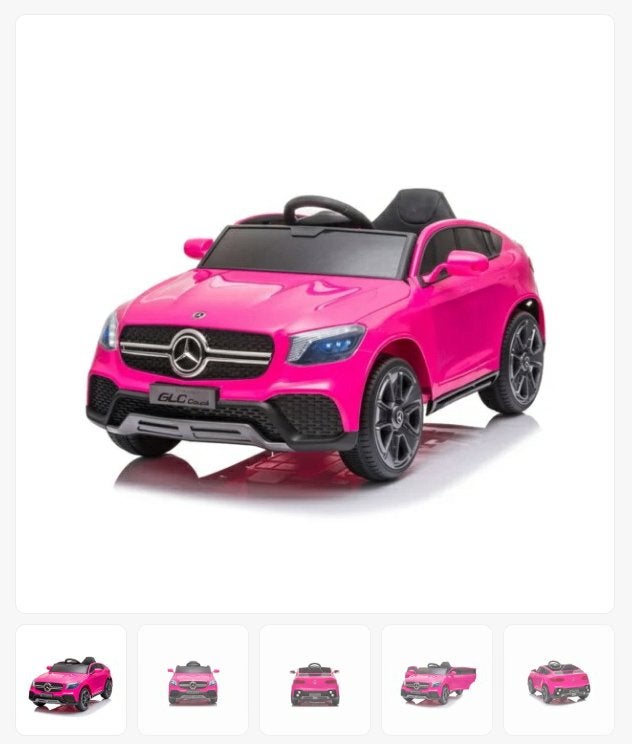 Mercedes GLC63 AMG Kinderauto – Roze, Ophalen, Nieuw, Afstandsbediening