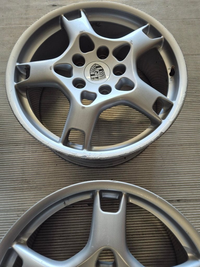 PORSCHE 997 LM velgen 19 inch, Gebruikt, Banden en Velgen, Personenwagen, Zomerbanden