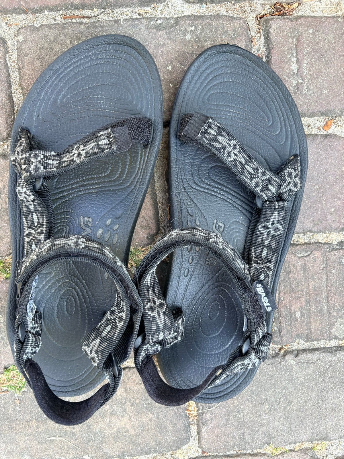 Teva sandalen - Maat 42, Verzenden, Gedragen, Zwart, Sandalen of Muiltjes