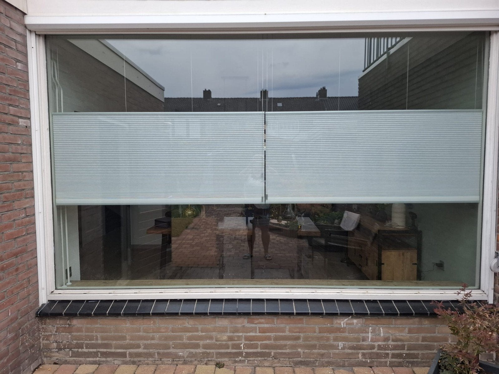Plissé gordijnen Top down- bottom up, Overige materialen, Overige merken, 166 cm, Grijs