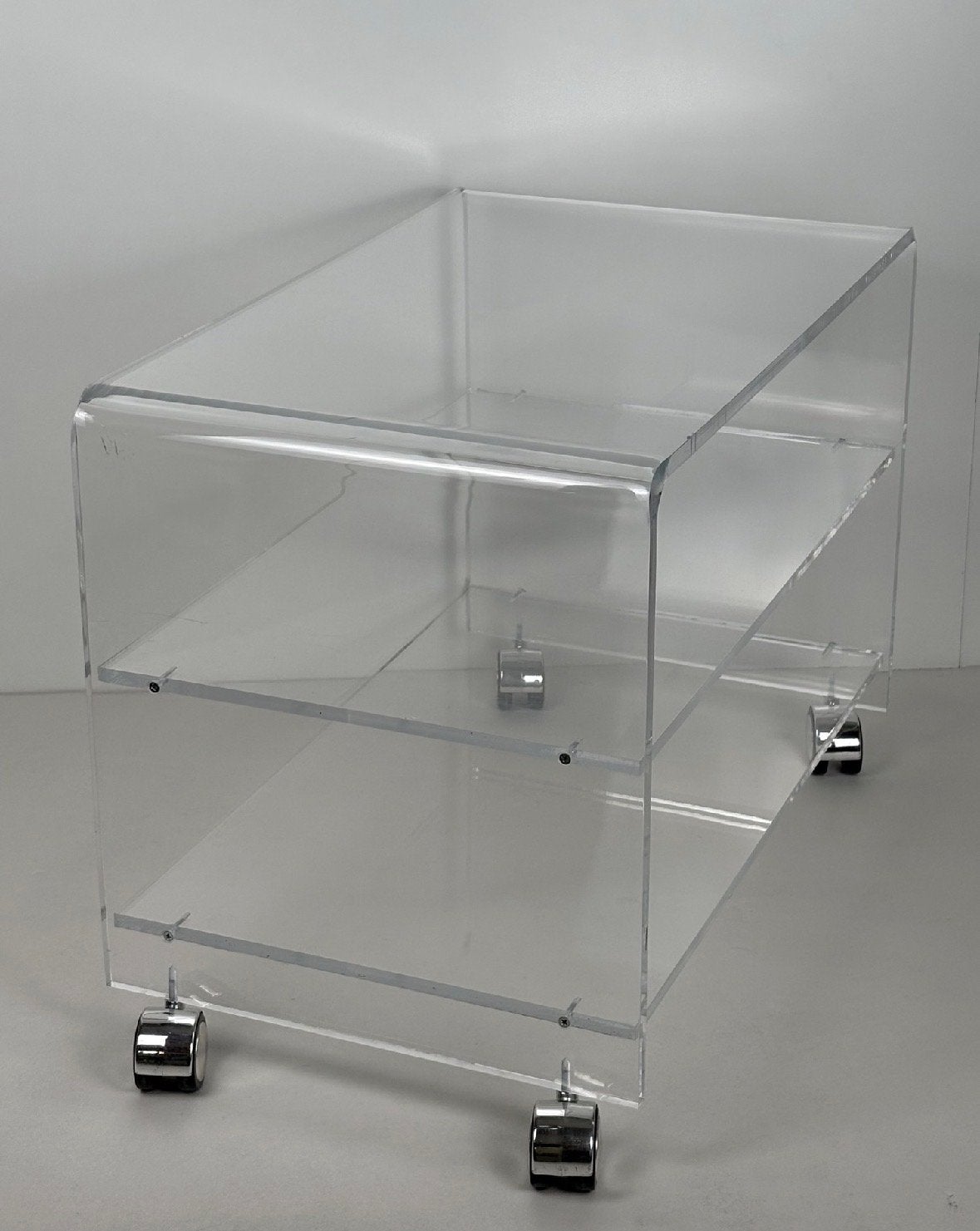 Vintage Plexiglas Salontafel, Ophalen, Kunststof, Gebruikt, Minder dan 5 flessen