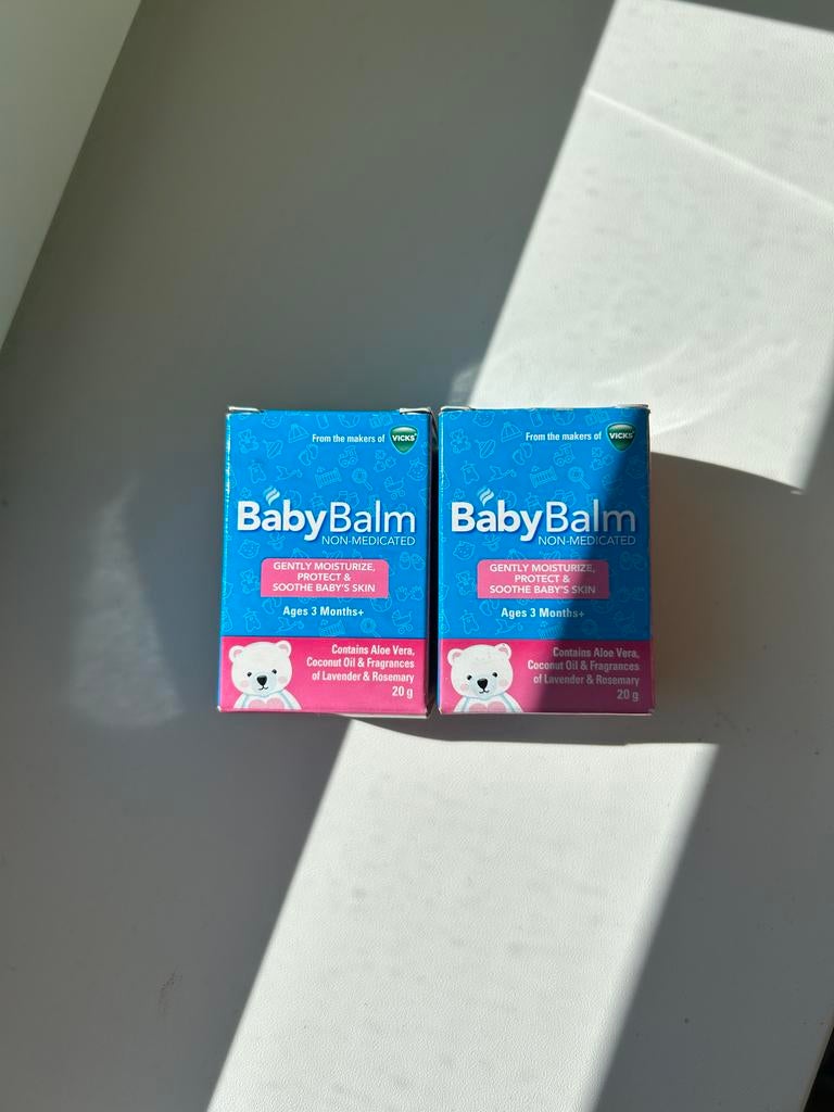 Vicks BabyBalm - 2 stuks - Babybalsem, Ophalen of Verzenden, Nieuw, Overige typen