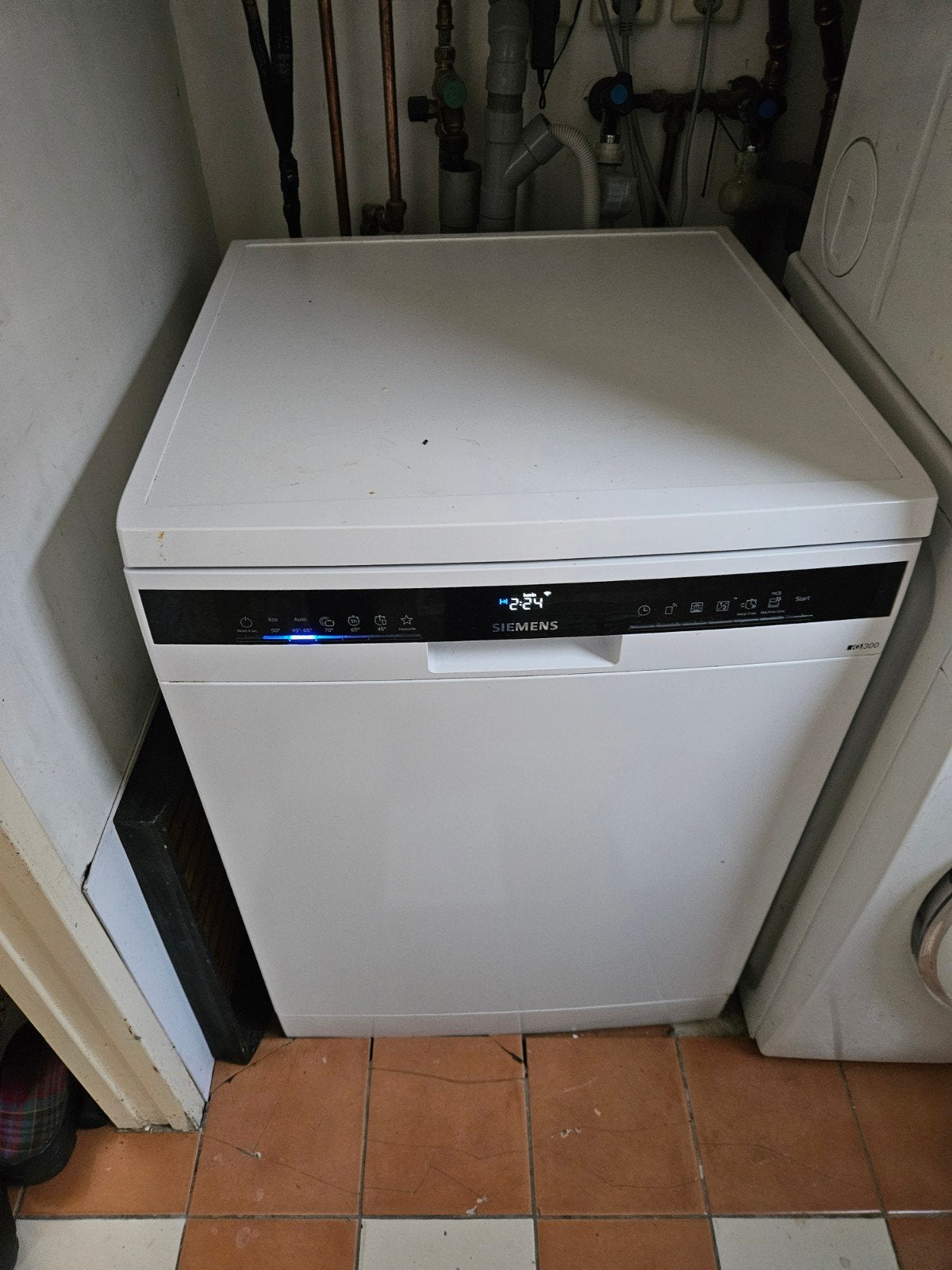 Siemens vaatwasser., Witgoed en Apparatuur, Vaatwasmachines, Ophalen, Energieklasse A of zuiniger, Zo goed als nieuw, 85 tot 90 cm