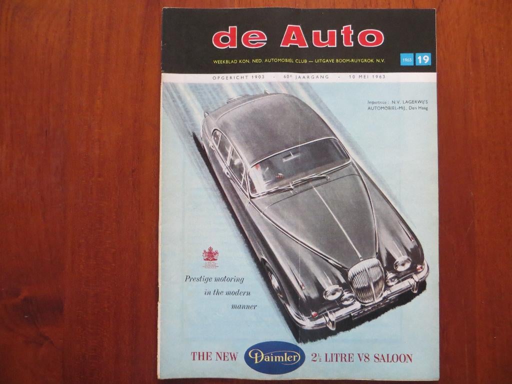 De Auto nr. 19 1963 Elektronische ontsteking, Hillman Imp, Ophalen of Verzenden, Zo goed als nieuw, Algemeen