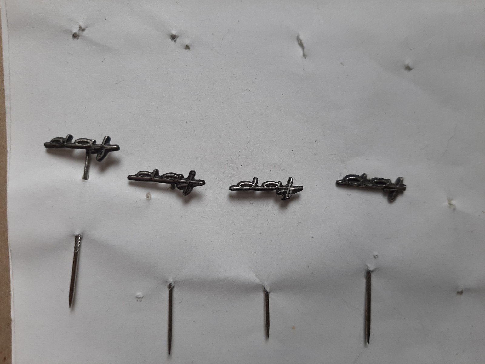 DAF speldjes., Ophalen of Verzenden, Gebruikt, Merk, Speldje of Pin