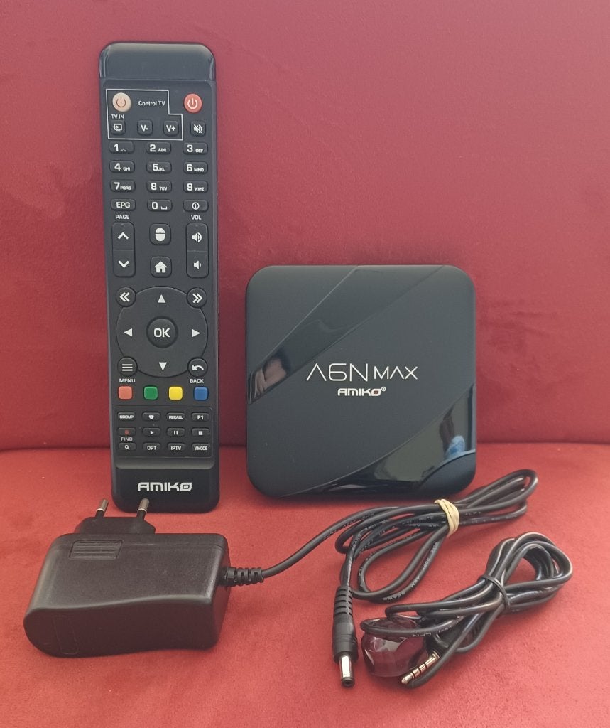 Amiko A6N MAX IPTV Box, Ophalen of Verzenden, Zo goed als nieuw, Tv en Weergevers