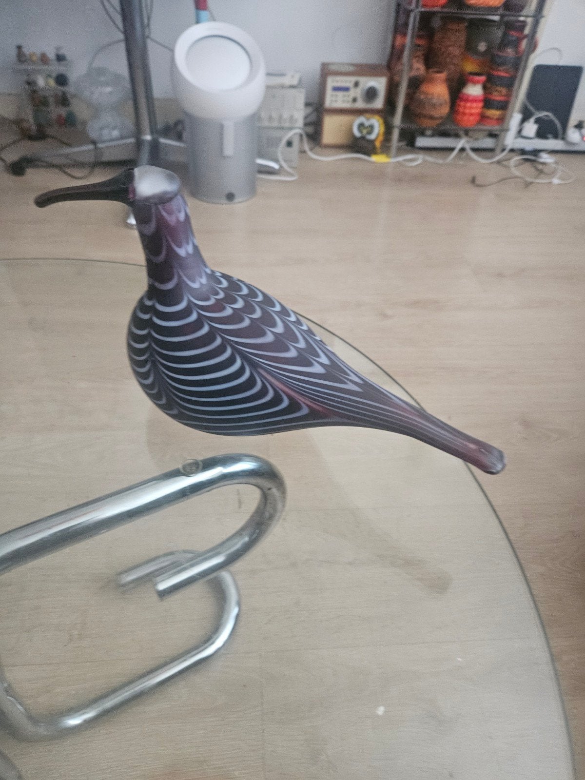 Iittala Oiva Toikka glazen  vogel Curlew, Antiek en Kunst, Ophalen of Verzenden