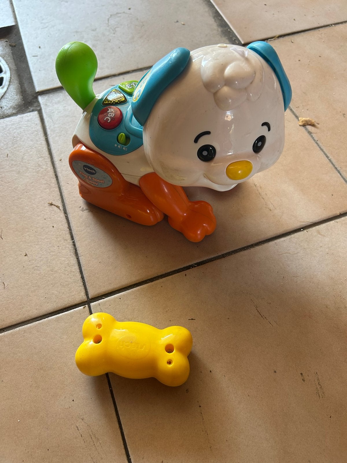 VTech kruip & speel puppy met botje, Ophalen of Verzenden, Gebruikt, 6 maanden tot 2 jaar