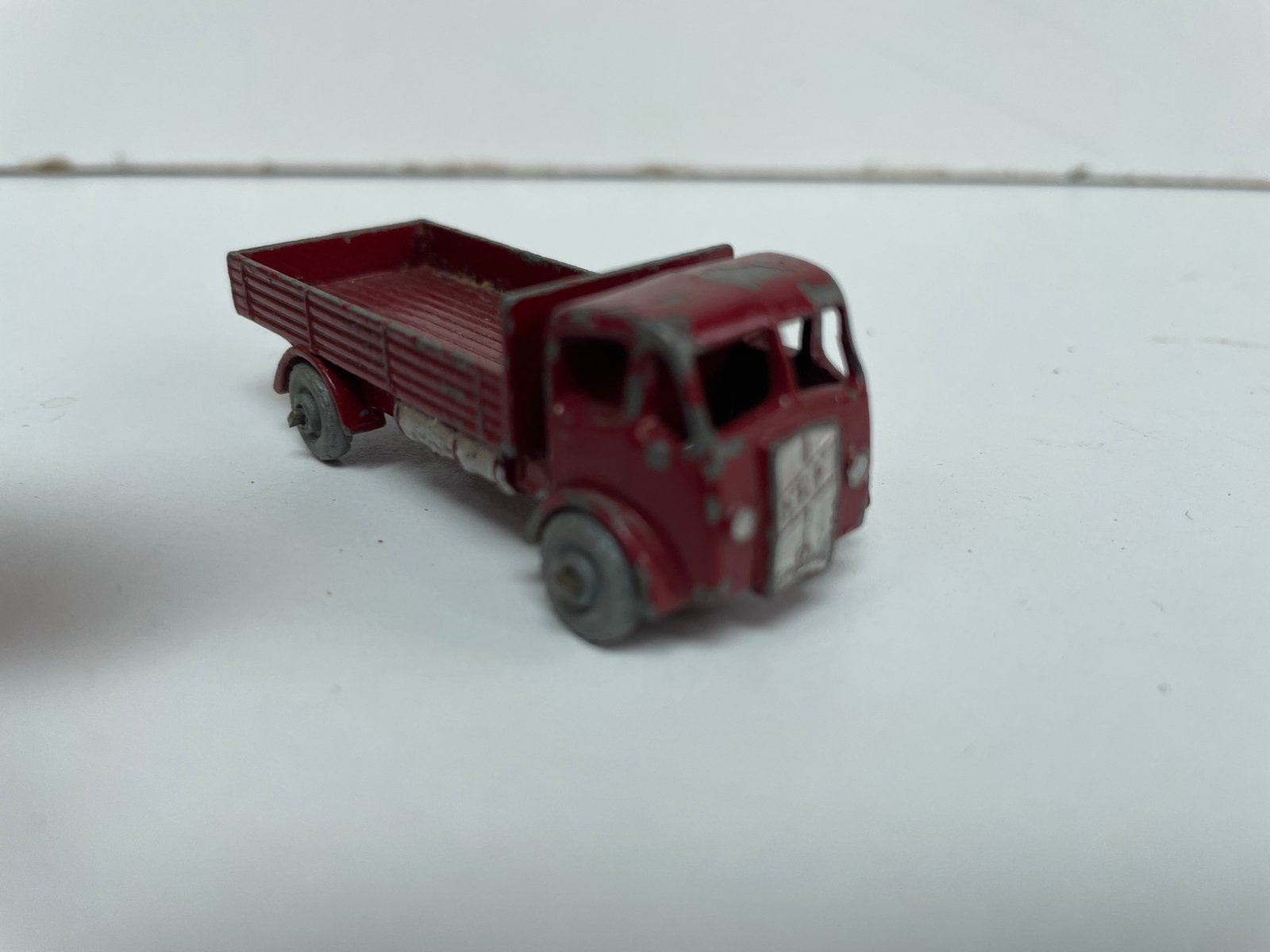 Vintage Lesney Matchbox vrachtwagen rood, Ophalen of Verzenden