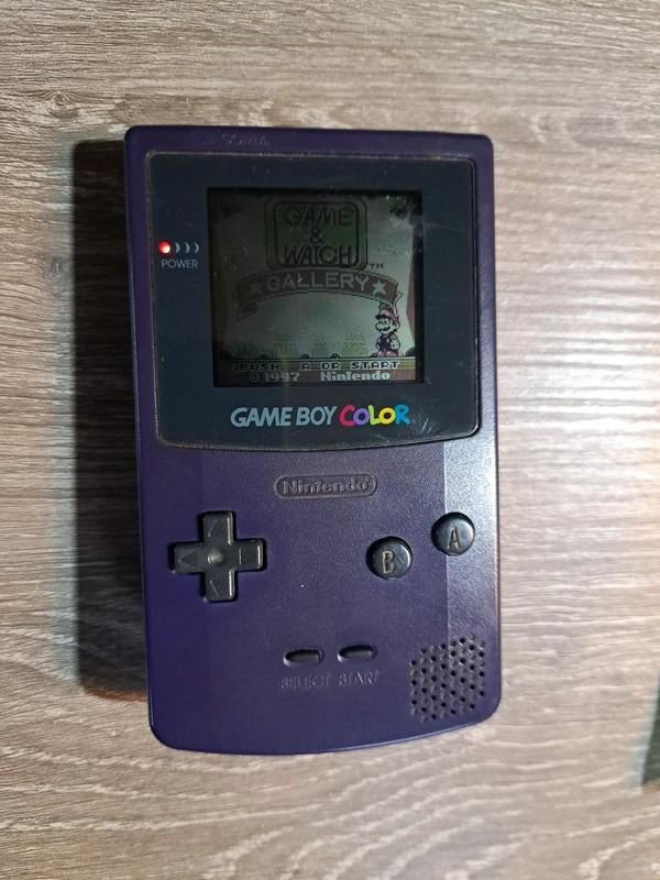 Nintendo Game Boy Color inclusief Game & Watch spel, Avontuur en Actie, Gebruikt, 1 speler, Eén computer