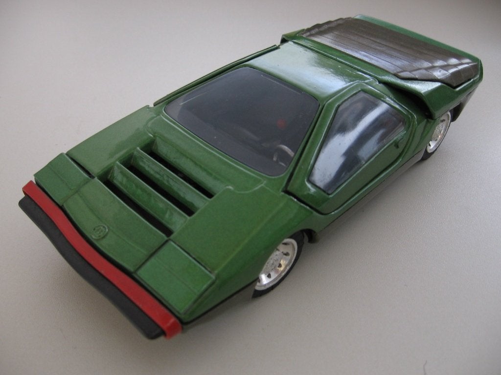 Mod 05 Alfa Romeo 33 Carabo , TOGI , no 6/69 , schaal 1:23, Ophalen of Verzenden, Zo goed als nieuw, Auto, Overige merken